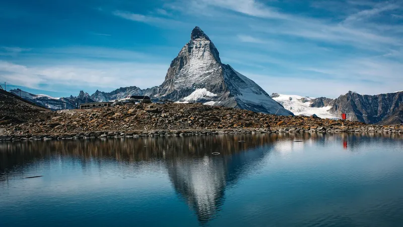 Matterhorn in den Schweizer Alpen