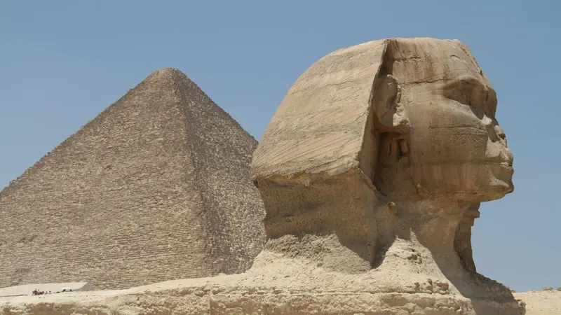 Pyramids of Giza and Sphinx
