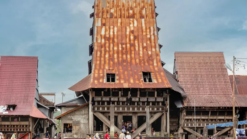 Tongkonan houses in Tana Toraja