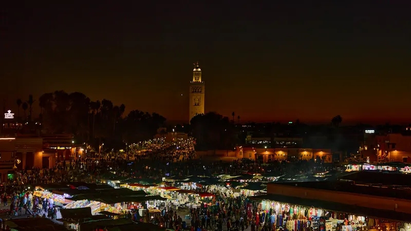 Jemaa el-Fnaa in Marrakesch