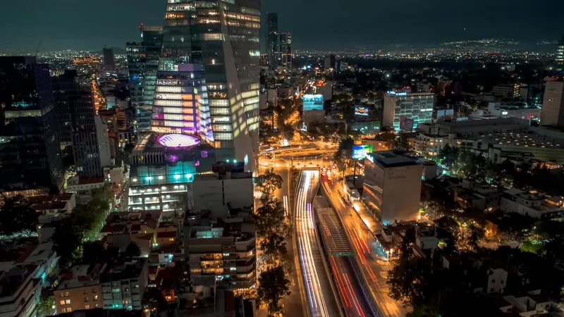 Mexico City skyline